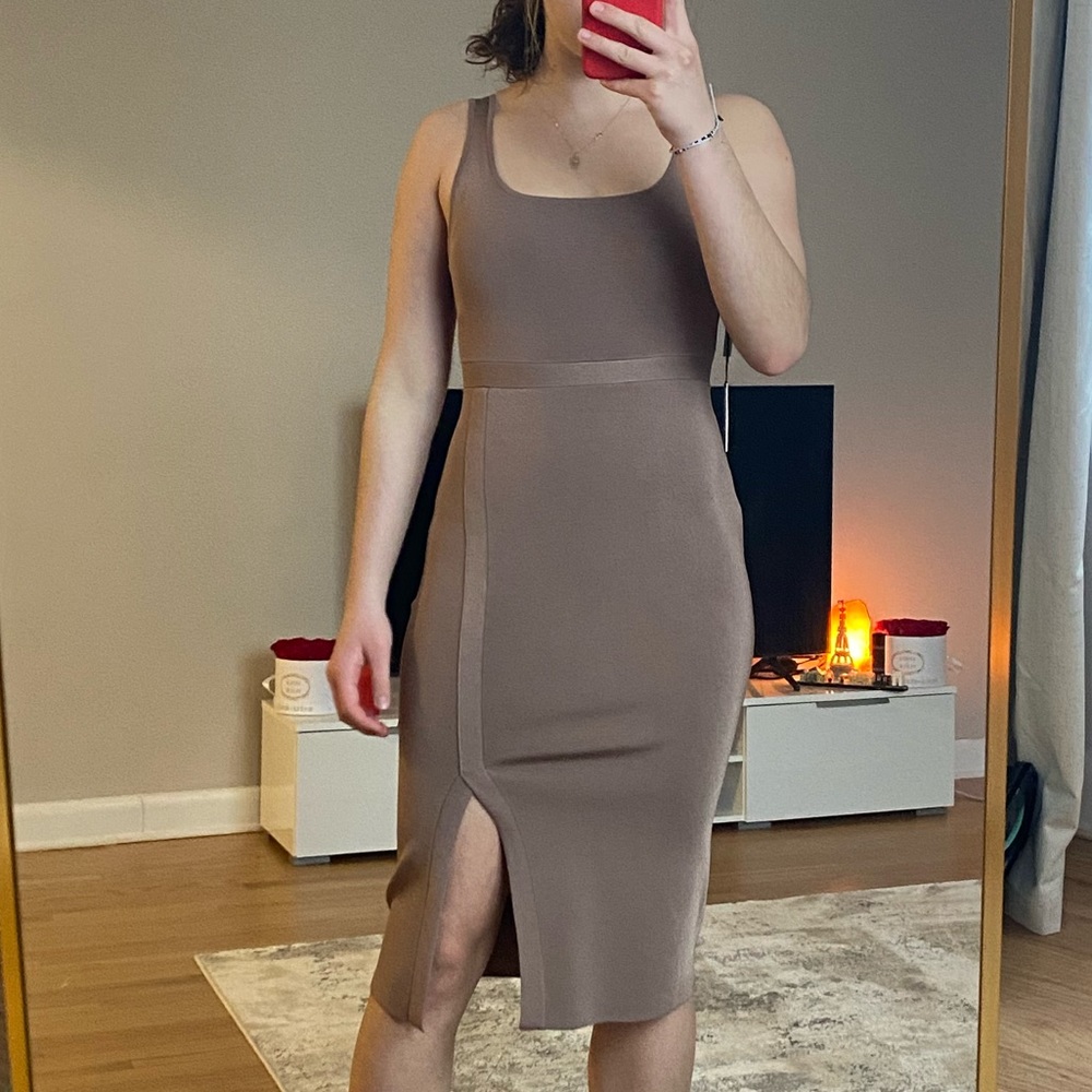 Aritizia bandage dress with slit